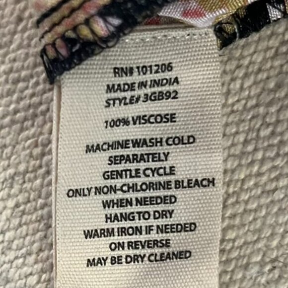 Soft Surroundings Woman's Floral Summer Marissa Tiered Maxi Dress 18P - Picture 8 of 8